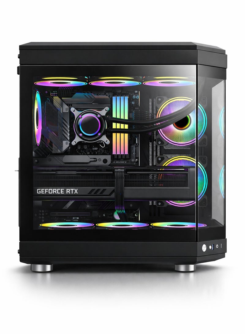 Game Sekret كمبيوتر ألعاب Astra – معالج Intel Core i7-12700K | بطاقة رسومات GeForce RTX 5060Ti بسعة 16 جيجابايت | ذاكرة DDR5 بسعة 32 جيجابايت – قرص NVMe SSD بسعة 1 تيرابايت | مبرد سائل 240 مم – لوحة أم B760 – مزود طاقة 750 واط بمعيار 80+ | WiFi – Bluetooth – نظام Windows 11 Pro | كمبيوتر مكتبي Game Sekret | ضمان لمدة سنة واحدة - Image 2
